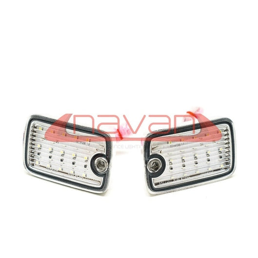 Clignotants Blanc Avant Navan "Type X" à LED pour Nissan 200SX S13