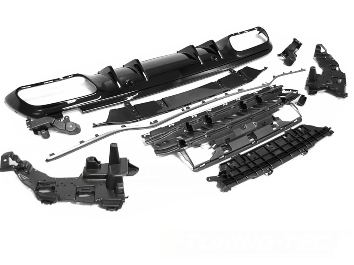 DIFFUSEUR ARGENT SPORT compatible MERCEDES W205 18