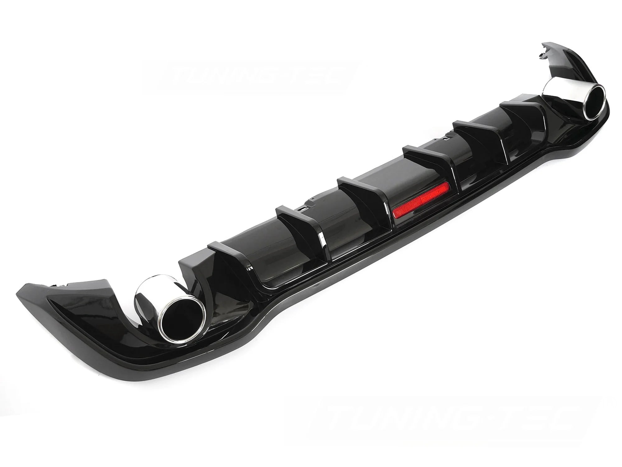 Diffuseur style sport avec double sortie LED compatible VW Golf VIII 19-24
