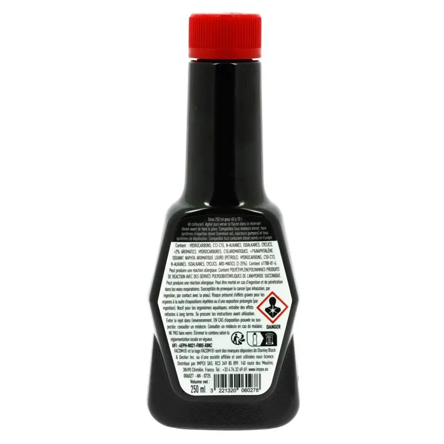 FACOM Décalaminage moteur intégral Diesel 250 ml – traitement préventif haute performance