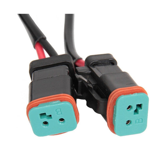  Faisceau électrique waterproof pour 2 LED