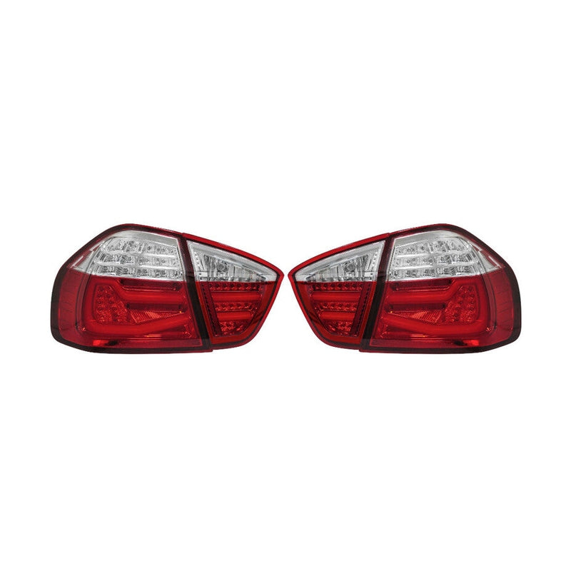  Feux Arrière Navan à LED pour BMW Série 3 E90 (4 Portes, 05-08)