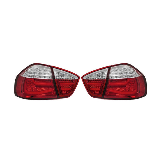  Feux Arrière Navan à LED pour BMW Série 3 E90 (4 Portes, 05-08)