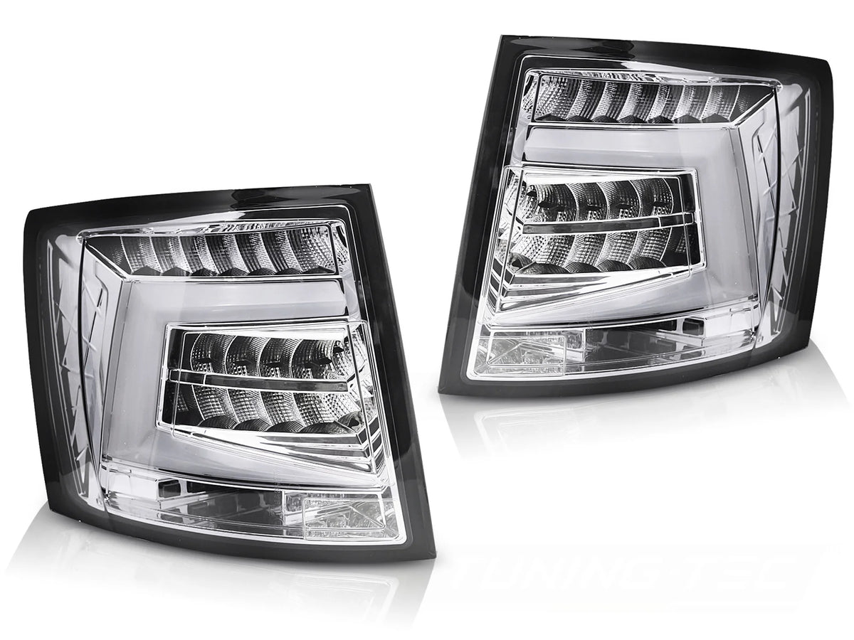 Feux arrière à LED chromés compatibles avec Skoda Octavia III 16-20 SW OEM LED