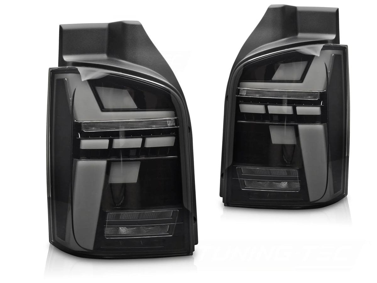 Feux arrière à LED fumés Dynamique compatibles VW T5 04.03-09 / 10-15