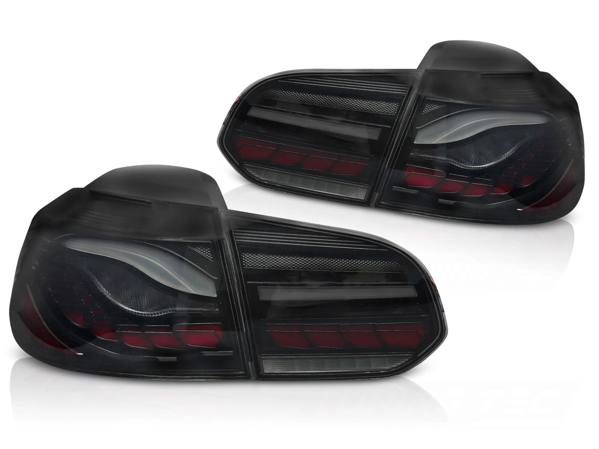 Feux arrière à LED fumés OLED compatibles VW Golf VI 08-13