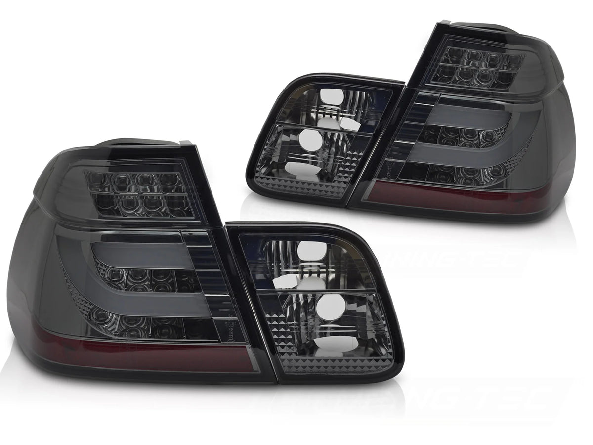 Feux arrière à LED fumés compatibles avec BMW E46 berline 98-01