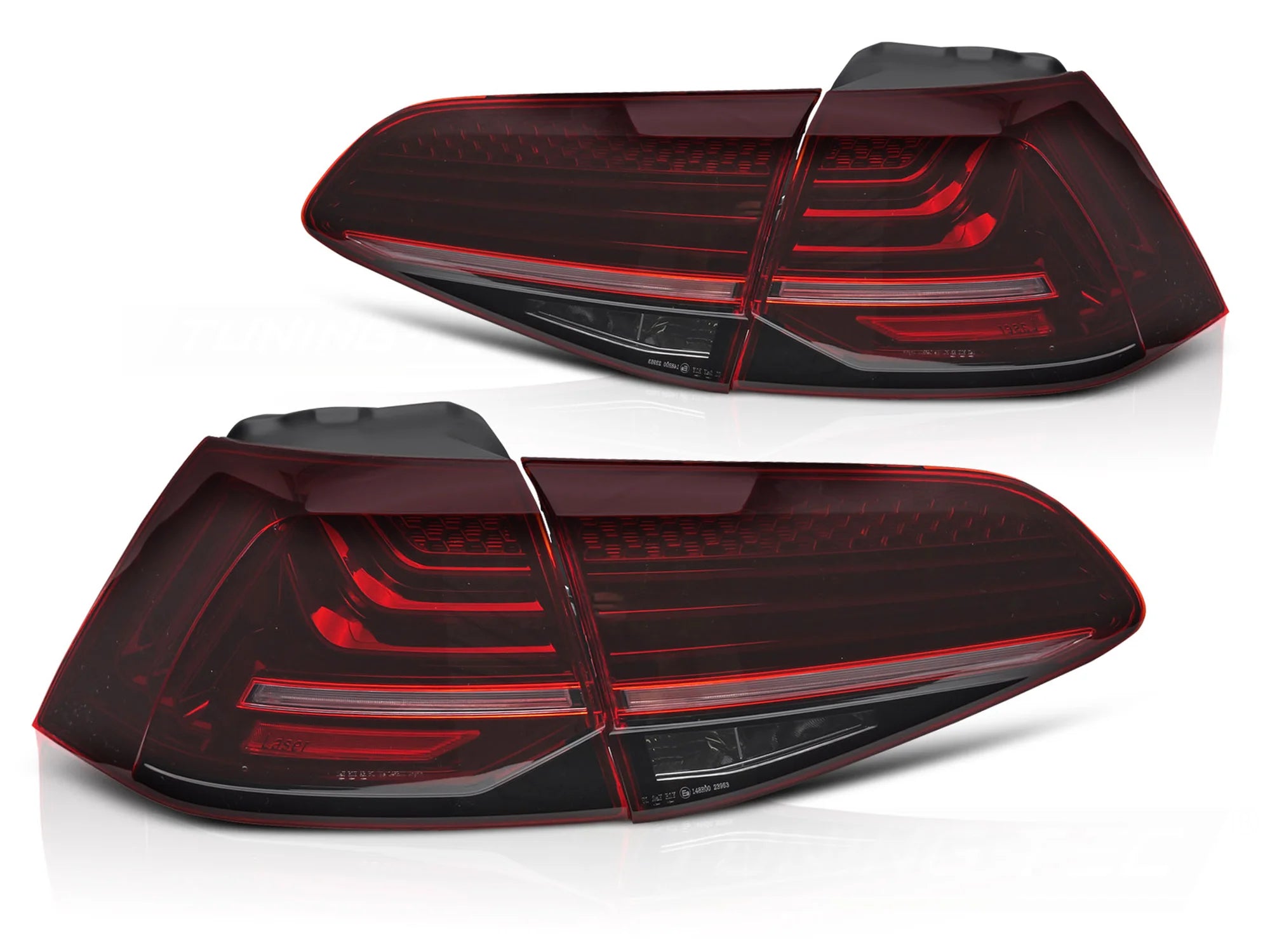 Feux arrière à LED laser rouge séquentiels compatibles avec VW Golf VII 13-17