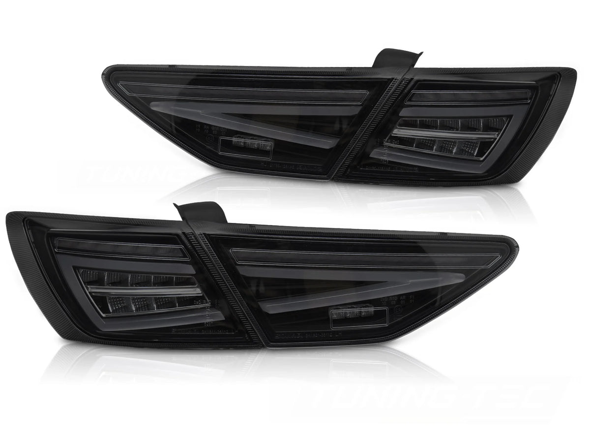 Feux arrière à LED noir fumé compatibles avec SEAT LEON III 5F 12-20 HB OEM LED