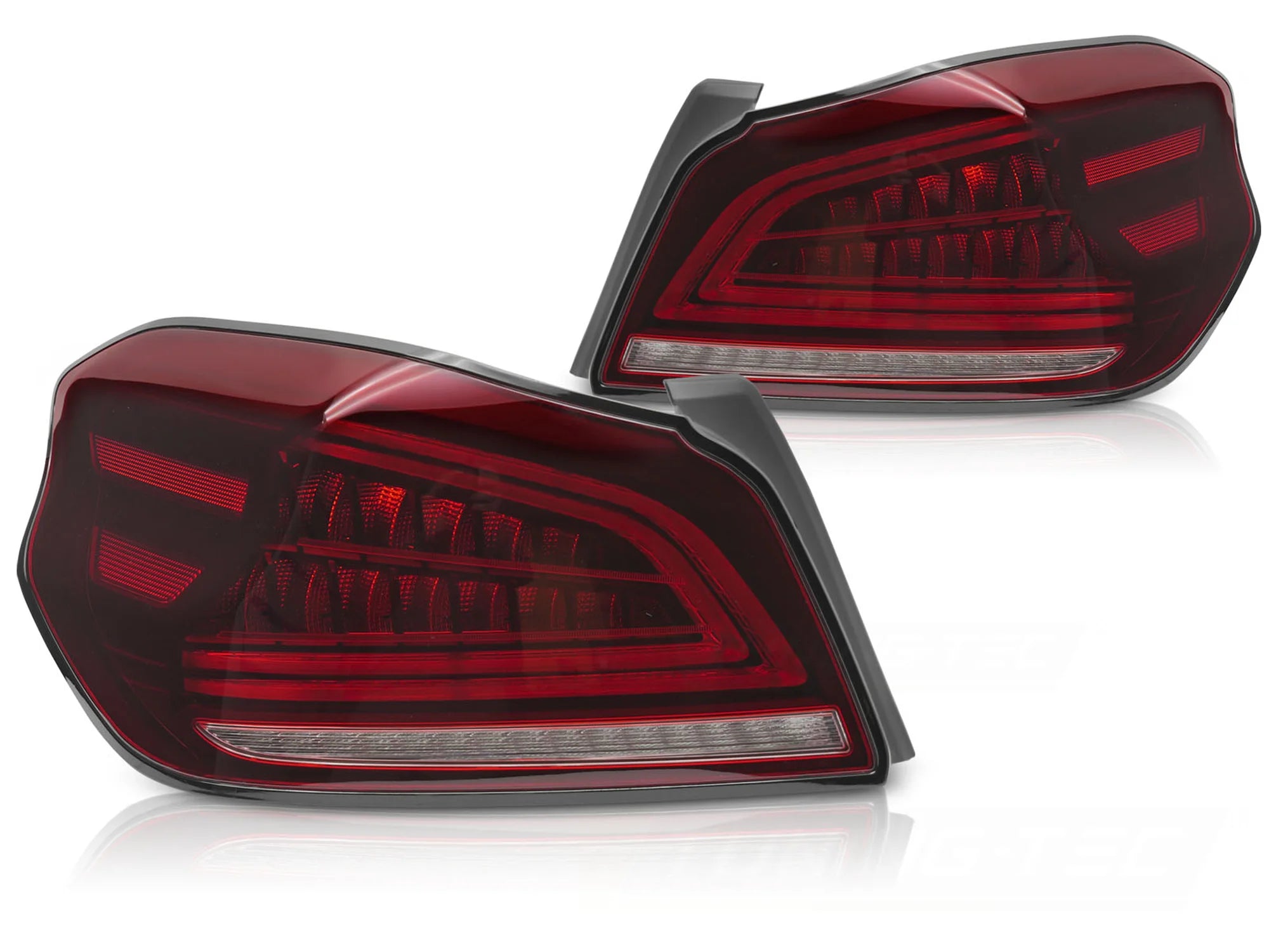 Feux arrière à LED rouges compatibles avec SUBARU WRX 14-21