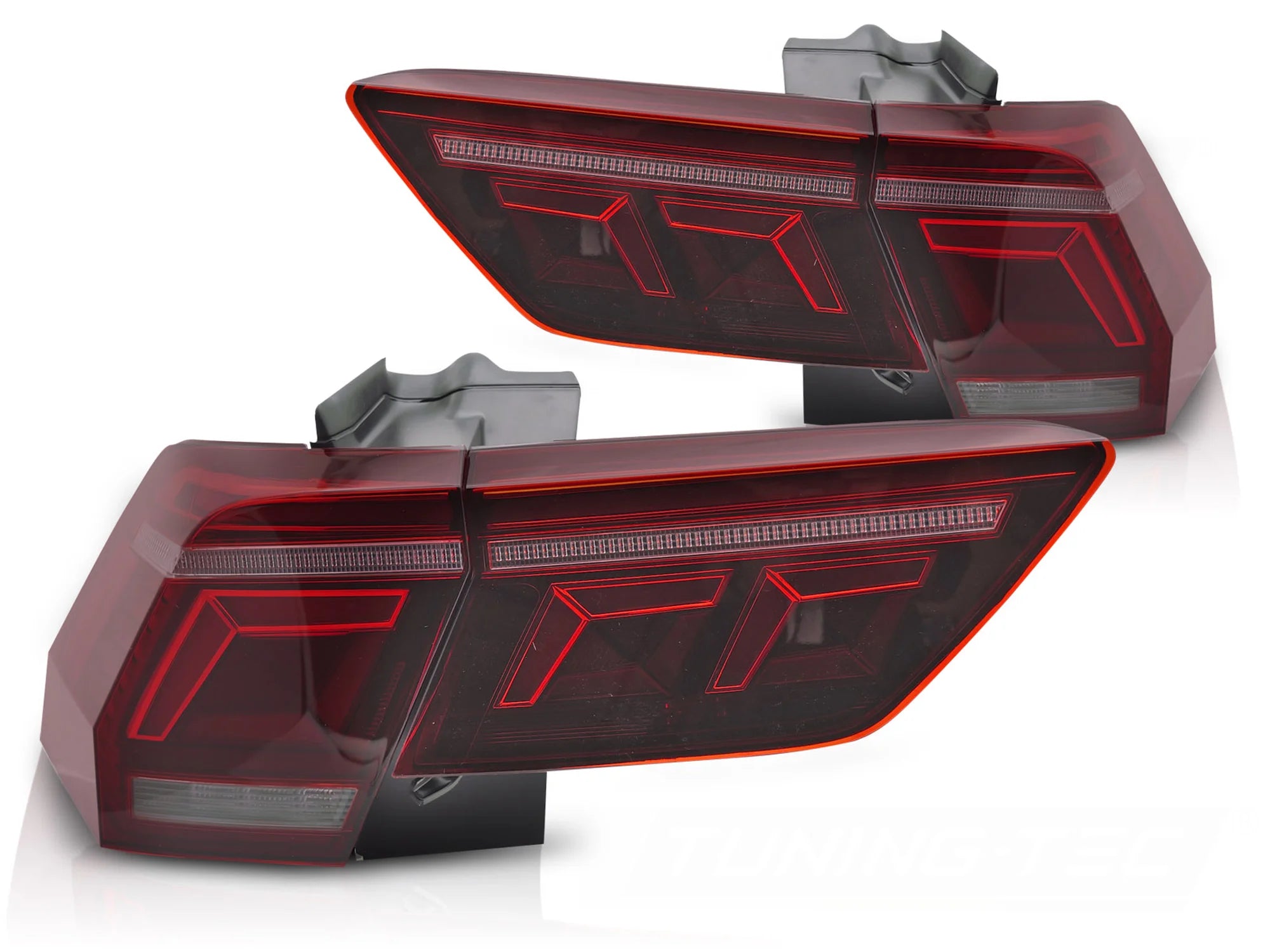 Feux arrière à LED rouges compatibles avec VW Tiguan II 20-24