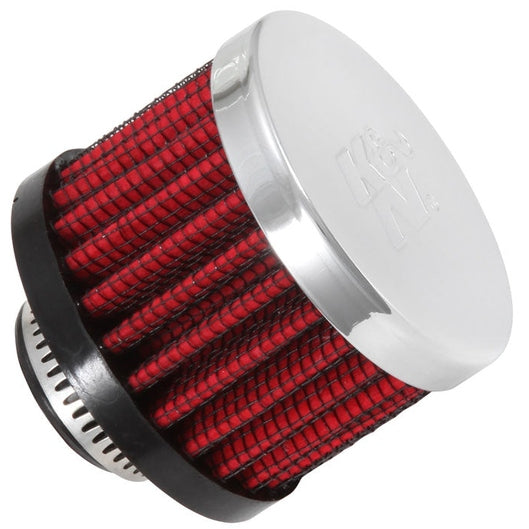 Filtre à air K&N - Ventilateur/Couvercle de ventilation - 5/8" ID, 2" D, 1,5" H, À COLLER (62-1340) - 62-1340