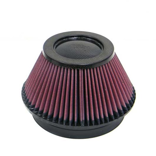  Filtre à air universel K&N - Dessus en fibre de carbone - 6