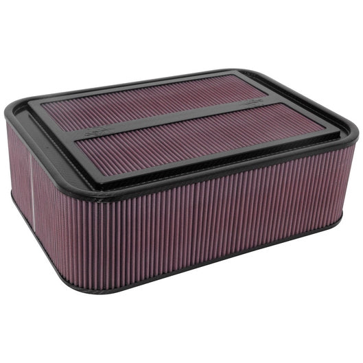 K&N - Ensemble de course personnalisé - FIBRE DE CARBONE ; BOÎTE À AIR ; GRANDE, BOÎTE À AIR SEULEMENT SANS BASE (100-8564) - 100-8564