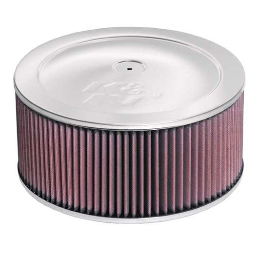  K&N - Ensemble filtre à air rond - 5-1/8