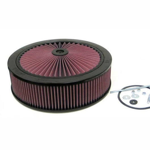  K&N - Ensemble supérieur X-Stream - Contrôle de flux X-STREAM 4BL HOLLEY, sans starter 14X4 (66-3200) - 66-3200