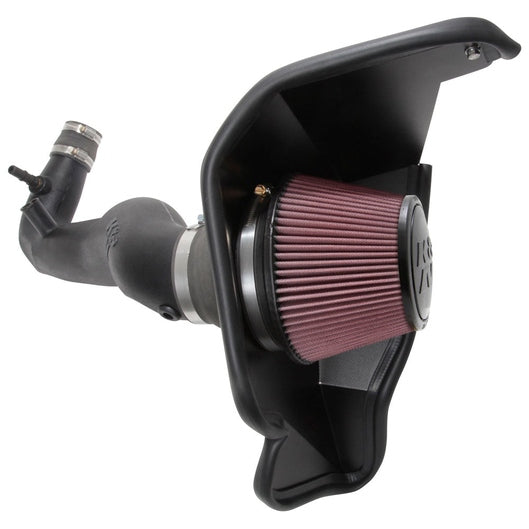  K&N - Système d'admission d'air haute performance - AIRCHARGER-; FORD MUSTANG L4-2.3L F/I, 2018-2023 (63-2606) – Ford - 63-2606