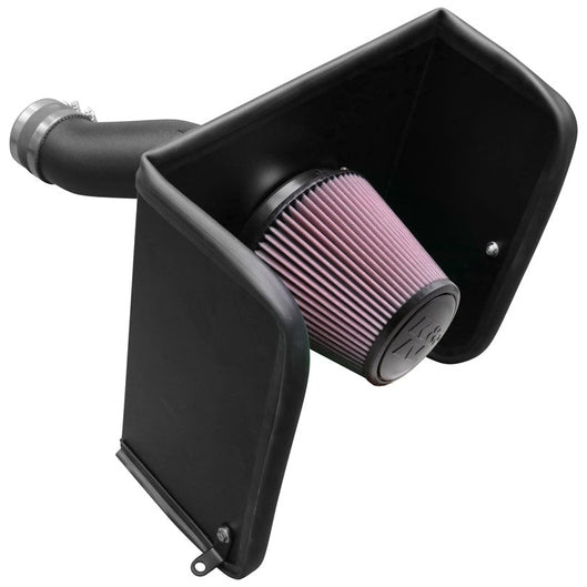  K&N - Système d'admission d'air haute performance - AIRCHARGER-; NISSAN TITAN XD V8-5.6L F/I, 2017-2018 (63-6020) – Nissan - 63-6020