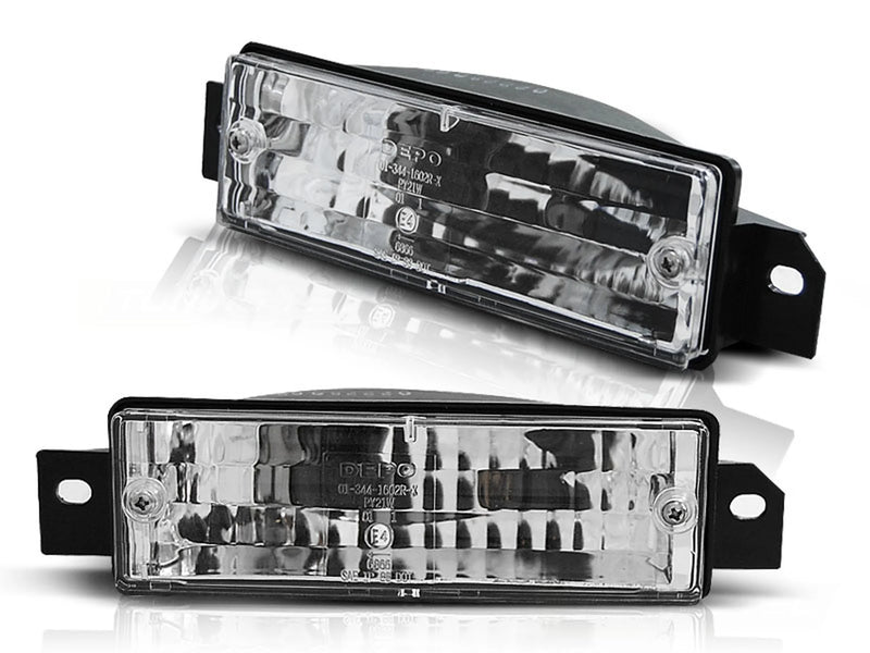 FEU DE Clignotants avant CHROMÉ compatible BMW E30 87-06.94