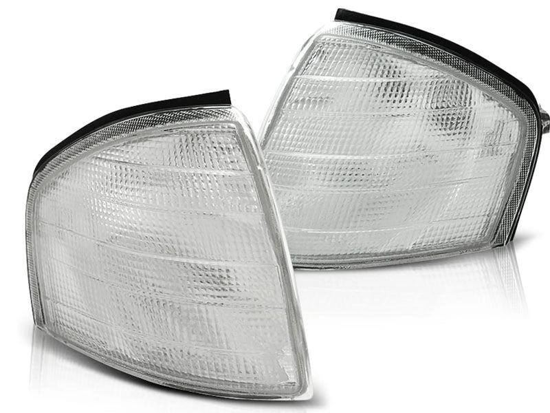 Feux de Clignotants avant blancs compatibles avec MERCEDES W202 Classe C 06.93-06.00