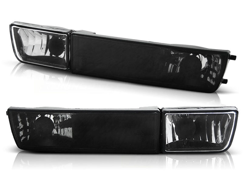 Feux de Clignotants avant avec antibrouillards noirs compatibles VW Golf 3 / Vento