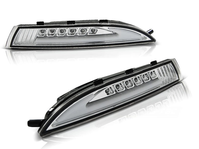 FEU DE Clignotants avant CHROMÉ À LED compatible avec VW SCIROCCO 08-04.14