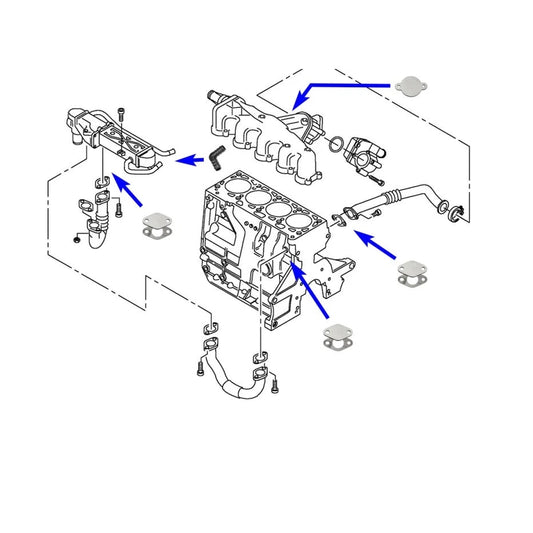  Kit Suppression Vanne EGR 1.2 / 1.6 / 2.0 TDI CR