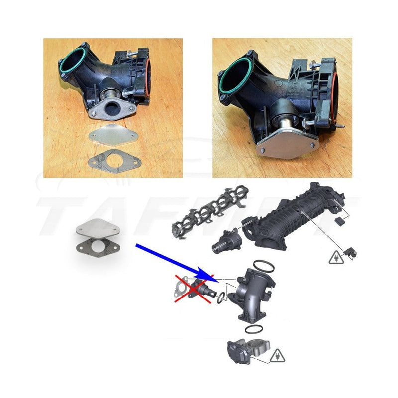 Kit de suppression vanne EGR et refroidisseur 2.0l BMW N47N N47S1