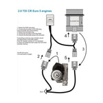 Kit suppression vanne EGR 2.0 TDI 110, 116, 136, 140, 170 et 177 avec simulateur