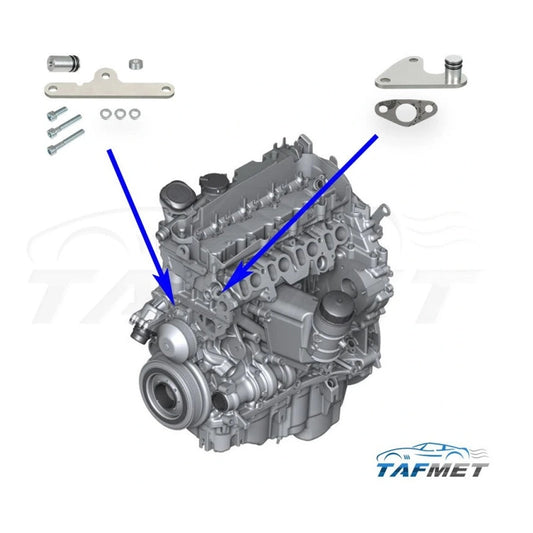  Kit suppression vanne EGR et refroidisseur pour moteurs BMW N47/N47S - Tafmet