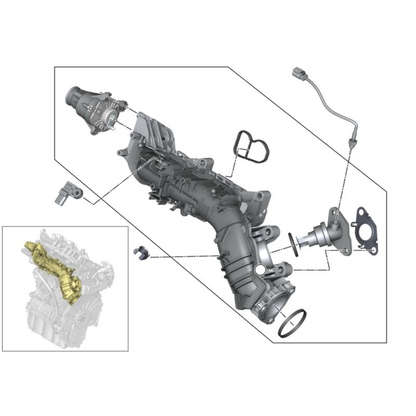 Kit de suppression clapets d'admission pour BMW Série 1 F20 F21 114D 116D B37 