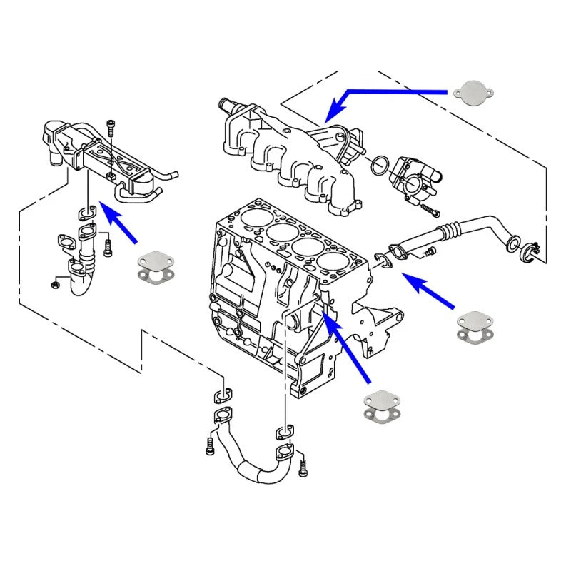 Kit de suppression vanne EGR 1.6 TDI CR 