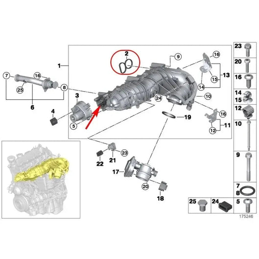 Kit suppression clapets d’admission BMW 2.0 Diesel N47 / N47S