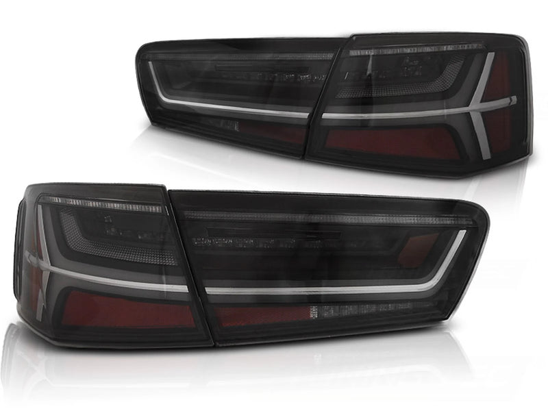 Feux arrière à LED fumés Dynamique compatibles avec Audi A6 C7 11-14 limousine