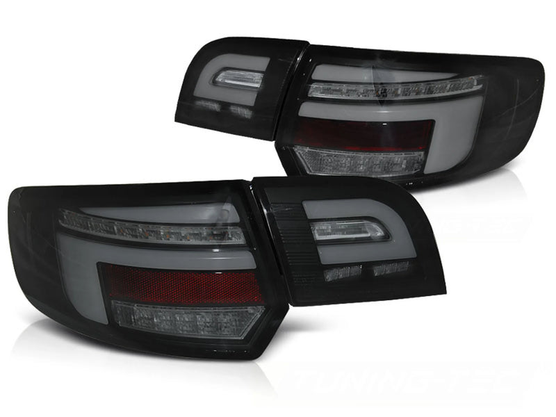 Feux arrière à LED noirs Dynamique compatibles avec Audi A3 8P 5D 03-08