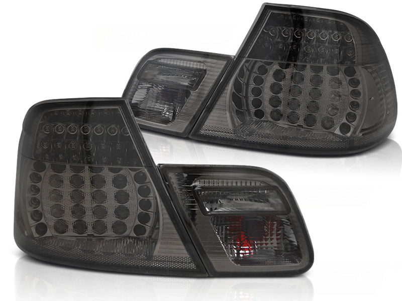 Feux arrière à LED fumés Dynamique compatibles BMW E46 Coupé 04.99-03.03
