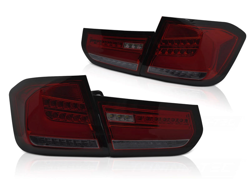 Feux arrière à LED rouges fumés Dynamique compatibles BMW F30 11-15