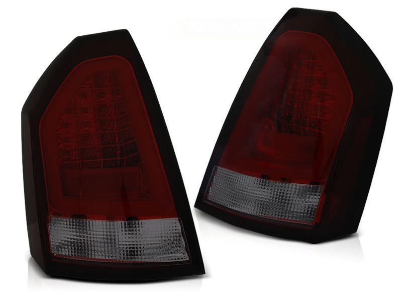 Feux LED rouge fumée pour Chrysler 300C (2005-2008)
