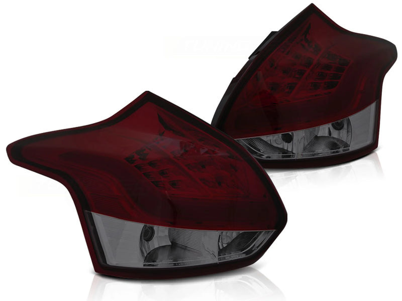 FORD FOCUS 3 11-10.14 HAYON Feux LED ROUGE FUMÉE