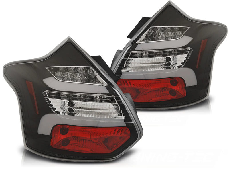 FORD FOCUS 3 11-10.14 HAYON NOIR Feux LED SÉQ IND.