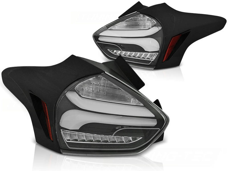 FORD FOCUS 3 15-18 HAYON NOIR Dynamique LED