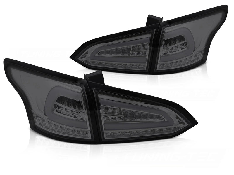 Feux arrière à LED fumés Dynamique compatibles avec Ford Focus MK 3 SW 11-18