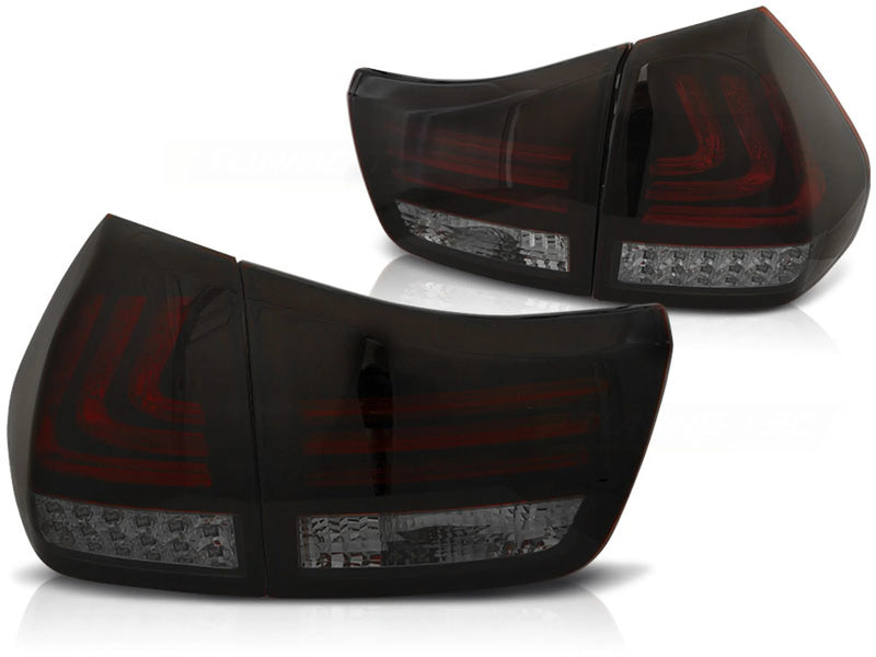 Feux LED rouge fumée noire pour Lexus RX 330/350 (2003-2008).