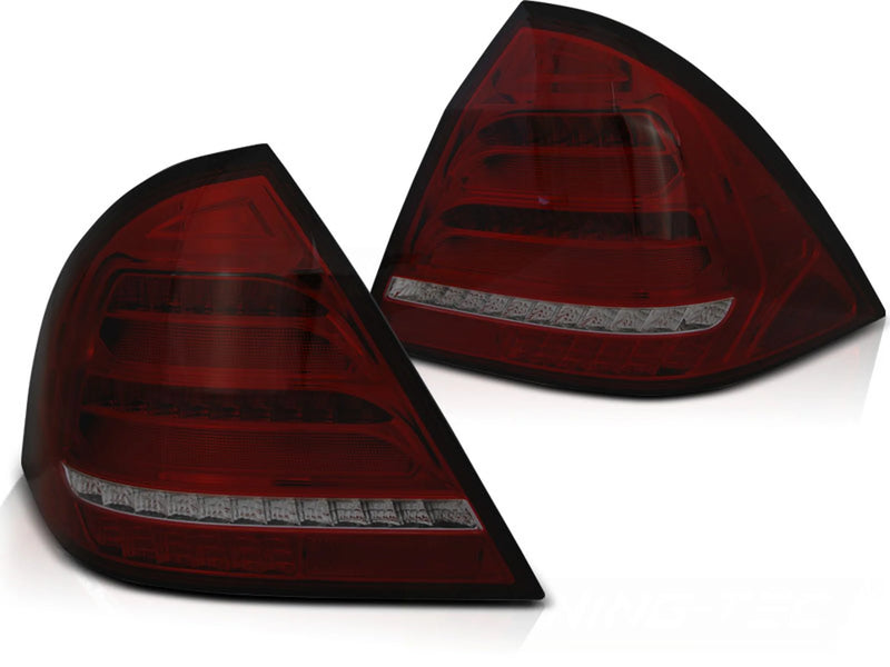 Feux LED rouge fumée pour Mercedes W203 Berline (2004-2007)