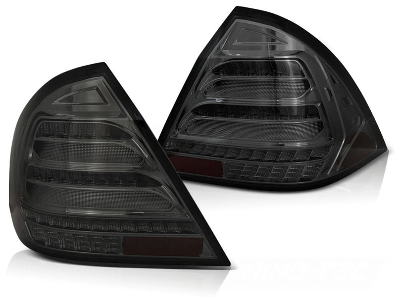 Feux LED fumée pour Mercedes W203 Berline 04-07