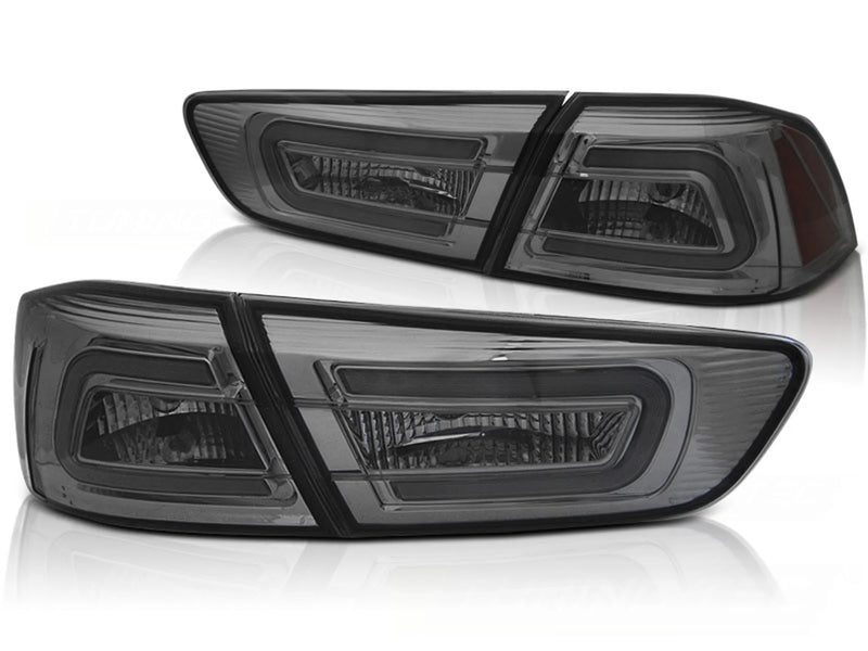 Feux LED fumée pour Mitsubishi Lancer 8 Berline 08-11