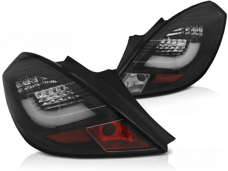 Feux LED noire Opel Corsa D 3D 04.06-14