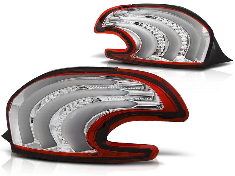 Feux LED rouge et blanche pour Peugeot 208 (4.12-06.15)