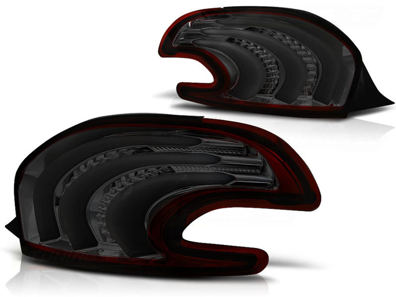 Feux LED rouge fumée pour Peugeot 208 (4.12-06.15)