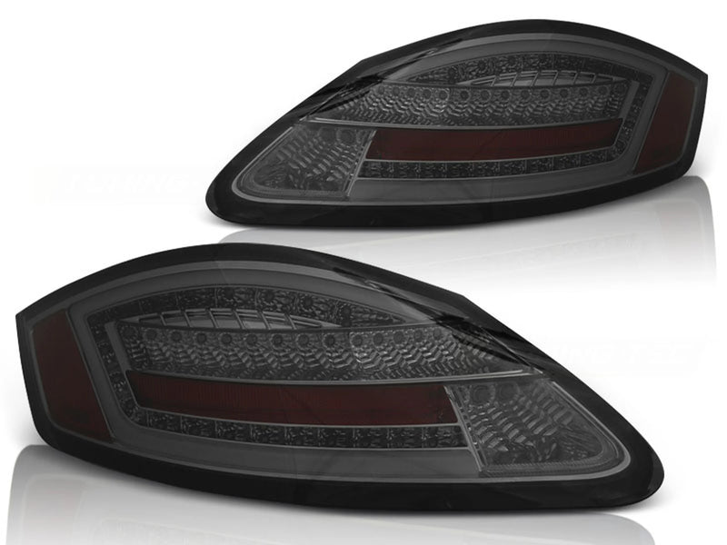 Feux arrière à LED fumés Dynamique compatibles avec Porsche Boxster 987 / Cayman 05-08
